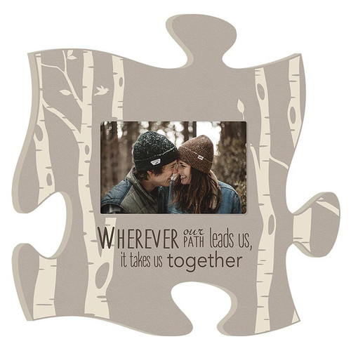 p. graham dunn Puzzle Pieces Photo Frame - Wherever