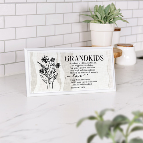 p. graham dunn Ron Tranmer Easel Sign - Grandkids