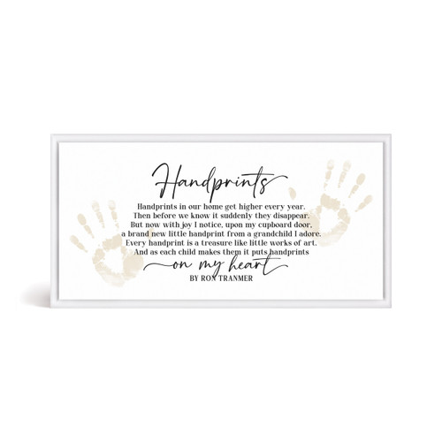 P. Graham Dunn Ron Tranmer Easel Sign - Handprints