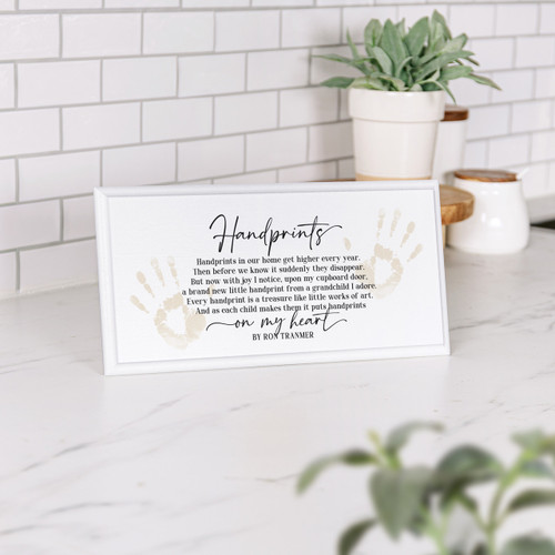 p. graham dunn Ron Tranmer Easel Sign - Handprints