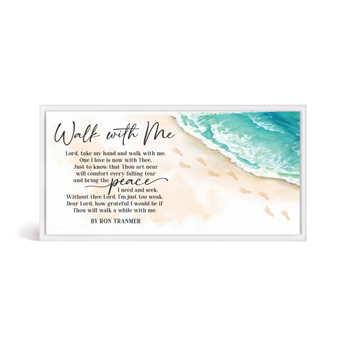 P. Graham Dunn Ron Tranmer Easel Sign - Walk With Me