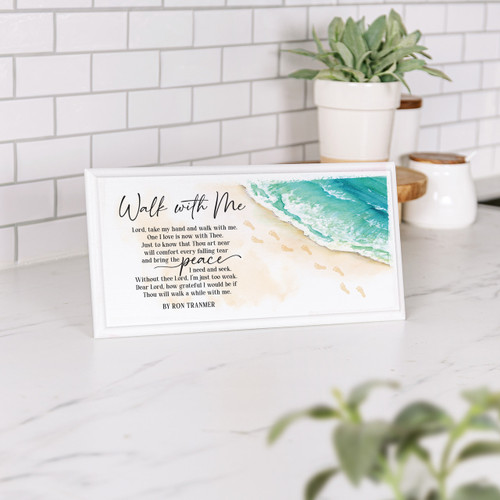 p. graham dunn Ron Tranmer Easel Sign - Walk With Me