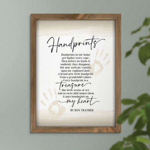 p. graham dunn Ron Tranmer Framed Art - Handprints