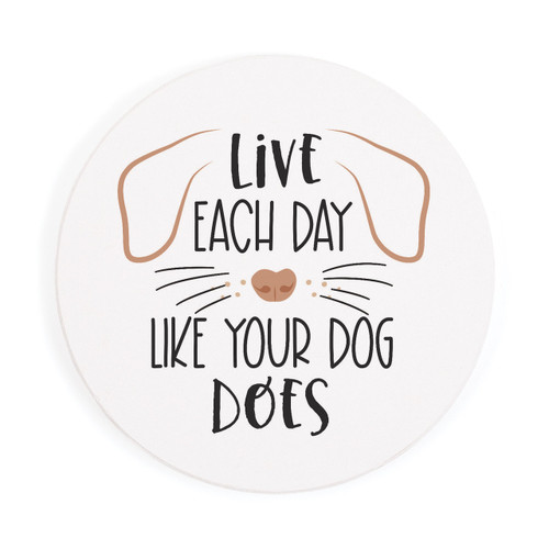 P. Graham Dunn Round Coaster - Live Each