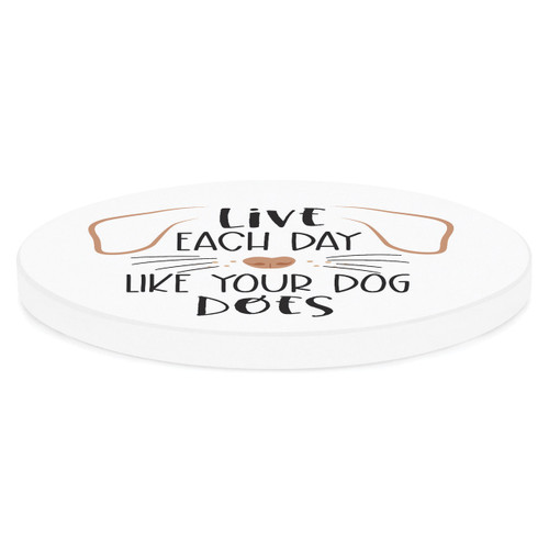 P. Graham Dunn Round Coaster - Live Each