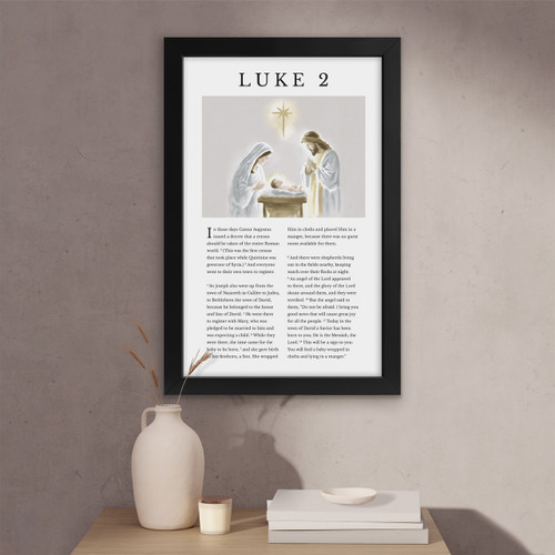 p. graham dunn Scripture Christmas Book Art - Luke 2