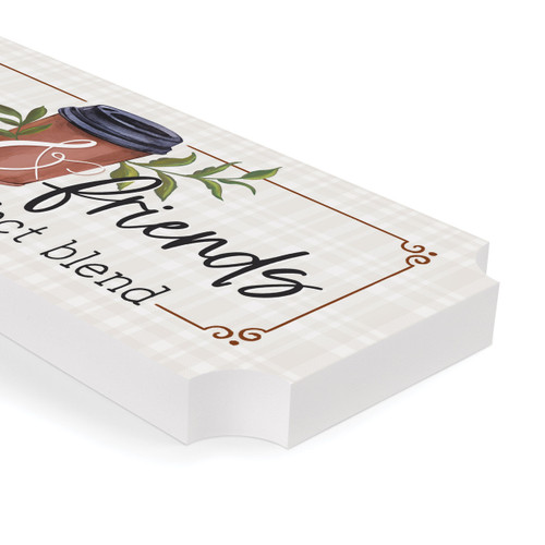 P. Graham Dunn Shape Sign - Coffee & Friends