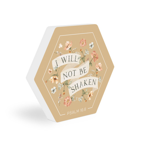 P. Graham Dunn Shape Sign - I Will Not Be Shaken