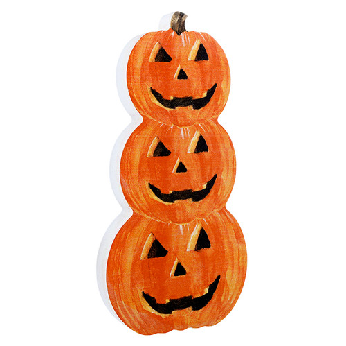 P. Graham Dunn Stacked Pumpkin Wood Block