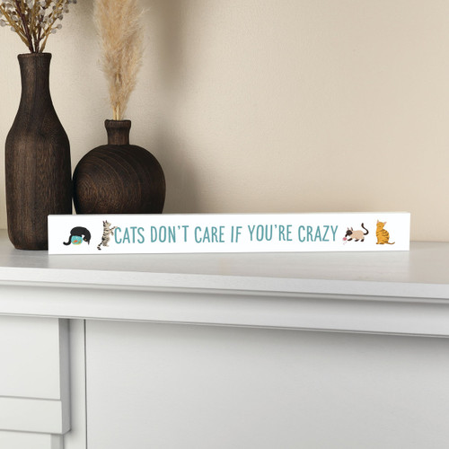 P. Graham Dunn Stick Art - Cats Don't Care