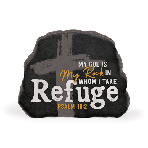 P. Graham Dunn Stone Sign - My God Is My Rock