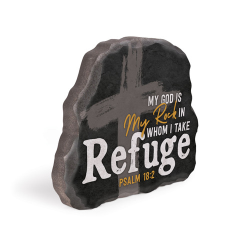 P. Graham Dunn Stone Sign - My God Is My Rock