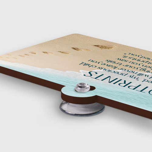 P. Graham Dunn Suction Sign - Footprints