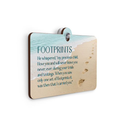 p. graham dunn Suction Sign - Footprints