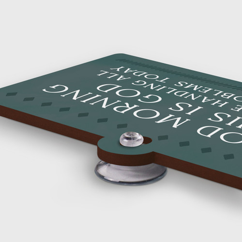 p. graham dunn Suction Sign - Good Morning