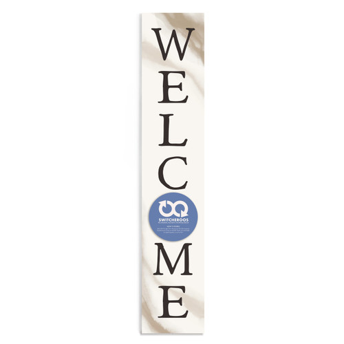 P. Graham Dunn Switcheroos Porch Sign - Welcome White