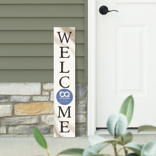 p. graham dunn Switcheroos Porch Sign - Welcome White