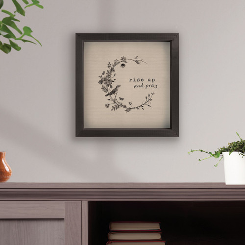 p. graham dunn Tea & Ink Framed Linen Art - Rise Up