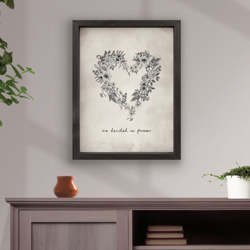 p. graham dunn Tea & Ink Framed Linen Art - We Decided p. graham dunn Tea & Ink Framed Linen Art - We Decided