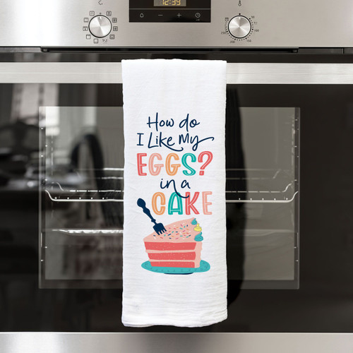 p. graham dunn Tea Towel - How Do I Like My