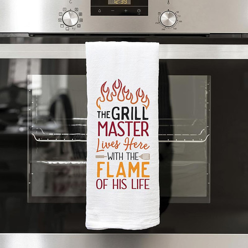 p. graham dunn Tea Towels - Grill Master