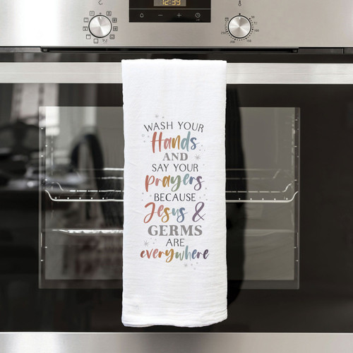 p. graham dunn Tea Towels - Wash Your