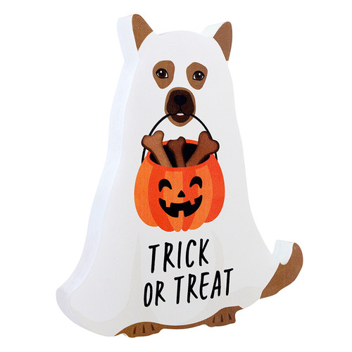 P. Graham Dunn Trick Or Treat Ghost Dog