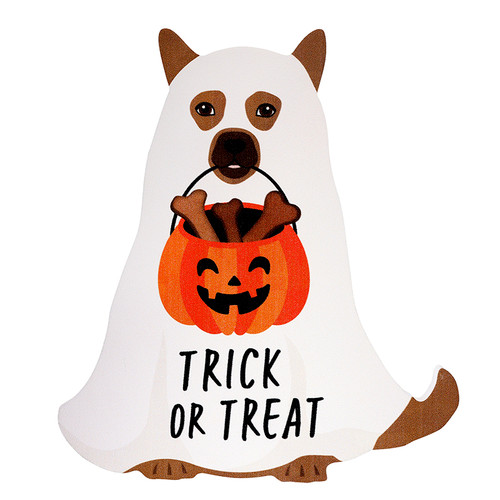 p. graham dunn Trick Or Treat Ghost Dog