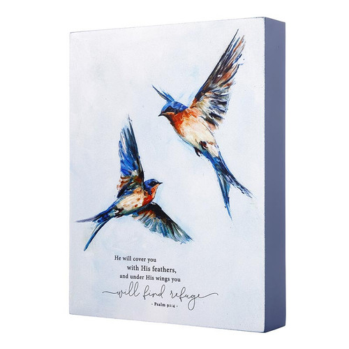 P. Graham Dunn Under His Wing Collection Word Block