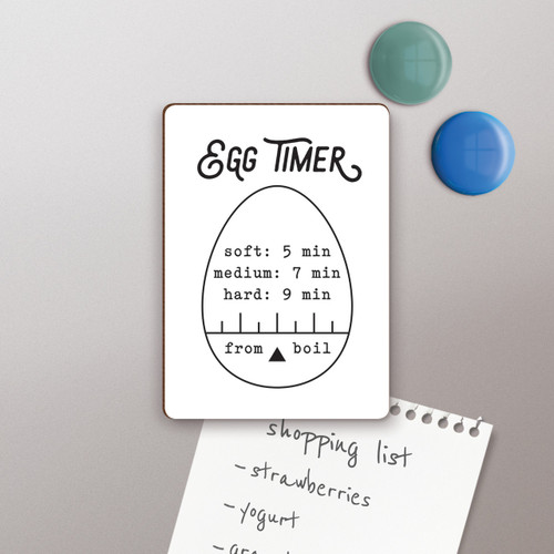 p. graham dunn Wood Magnet - Egg Timer