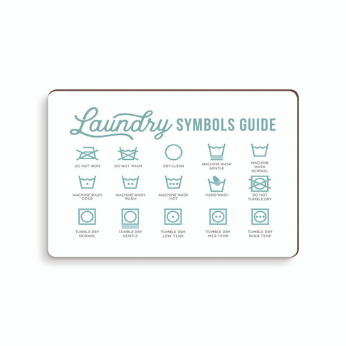 P. Graham Dunn Wood Magnet - Laundry Symbol