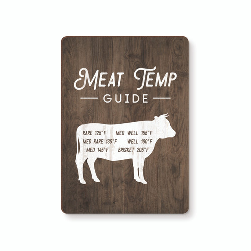 P. Graham Dunn Wood Magnet - Meat Temp Beef