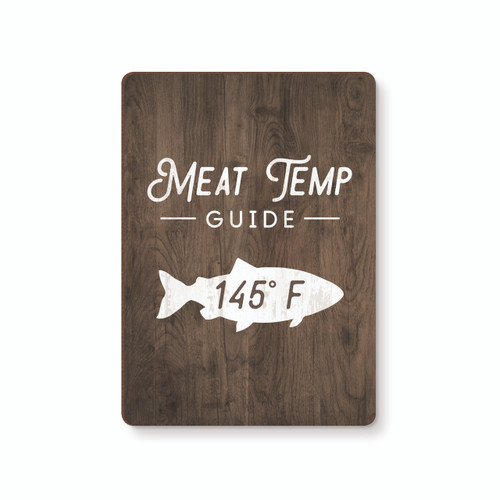 P. Graham Dunn Wood Magnet - Meat Temp Fish
