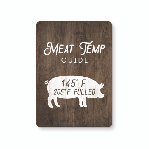 P. Graham Dunn Wood Magnet - Meat Temp Pork