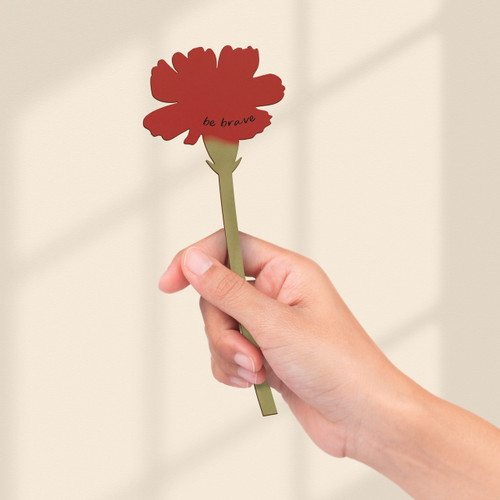 P. Graham Dunn Wooden Flowers - Be Brave