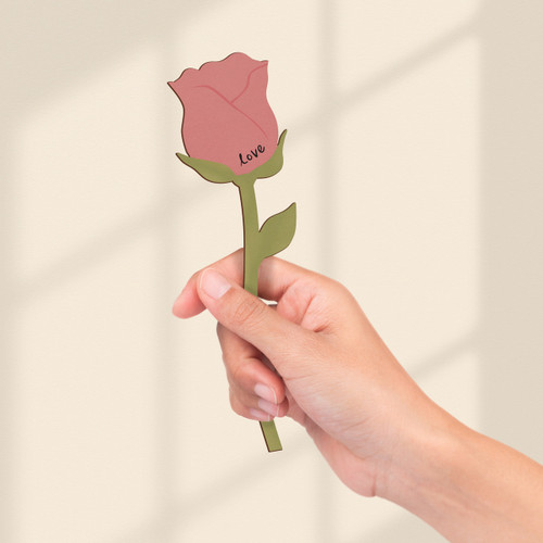 P. Graham Dunn Wooden Flowers - Love