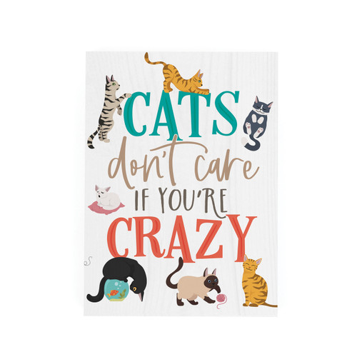 p. graham dunn Word Block - Cats Don't