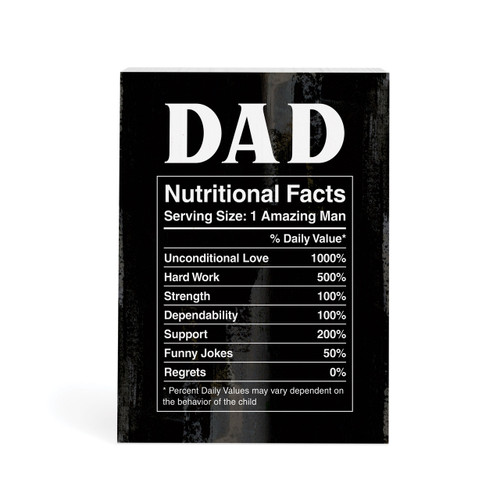 P. Graham Dunn Word Block - Dad Nutritional Facts