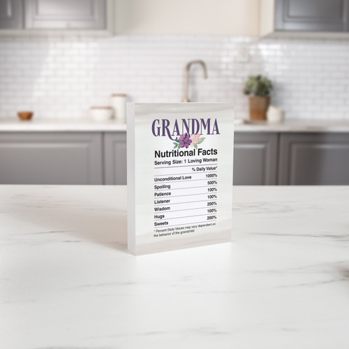 p. graham dunn Word Block - Grandma Nutritional Facts