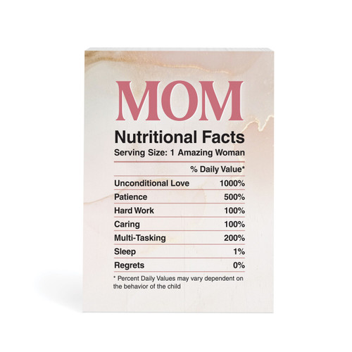 P. Graham Dunn Word Block - Mom Nutritional Facts