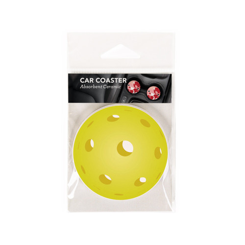 P. Graham Dunn Pickleball Car Coaster (Retail Pack) - Ball