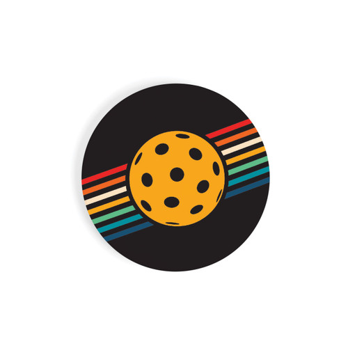 P. Graham Dunn Pickleball Car Coaster (Retail Pack) - Ball Multi-Color