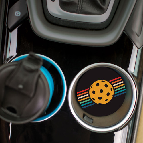 p. graham dunn Pickleball Car Coaster (Retail Pack) - Ball Multi-Color