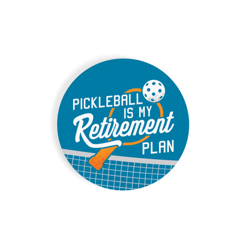 P. Graham Dunn Pickleball Car Coaster (Retail Pack) - Pickleball Is My Retirement