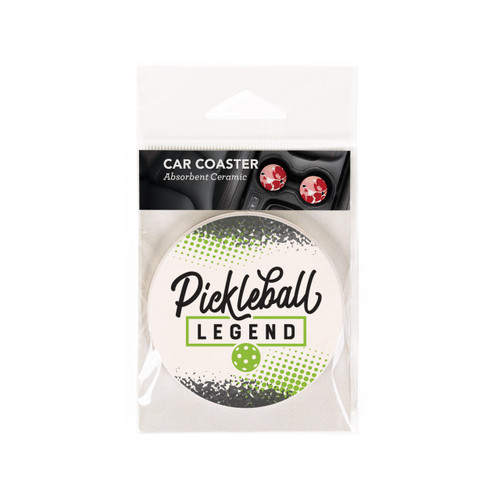 P. Graham Dunn Pickleball Car Coaster (Retail Pack) - Pickleball Legend