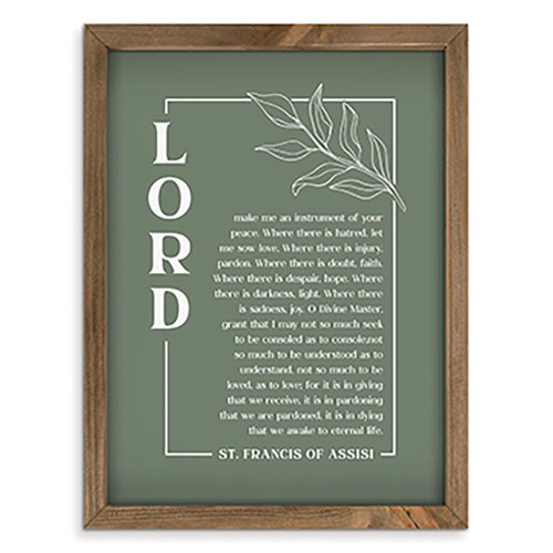 P. Graham Dunn Prayers + Praise Collection Framed Art - Lord Make Me An Instrument Of Your Peace