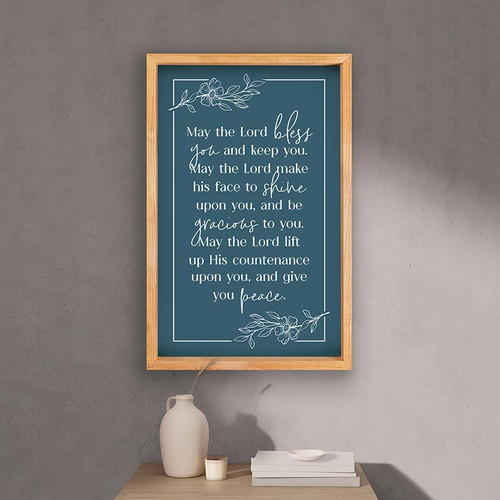 p. graham dunn Prayers + Praise Collection Framed Art - May The Lord Bless