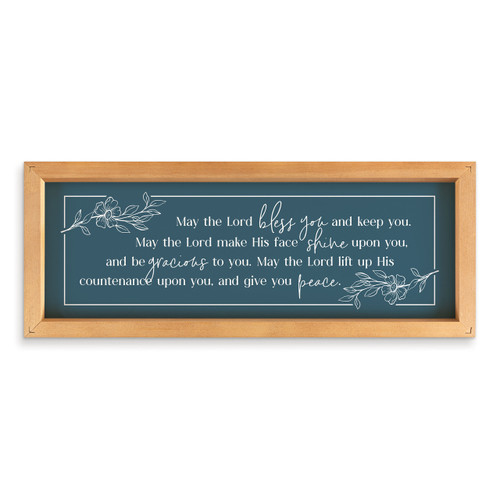 p. graham dunn Prayers + Praise Collection Framed Art - May The Lord Bless - Vertical