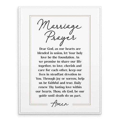 P. Graham Dunn Prayers + Praise Collection Wall Plaque - Marriage Prayer