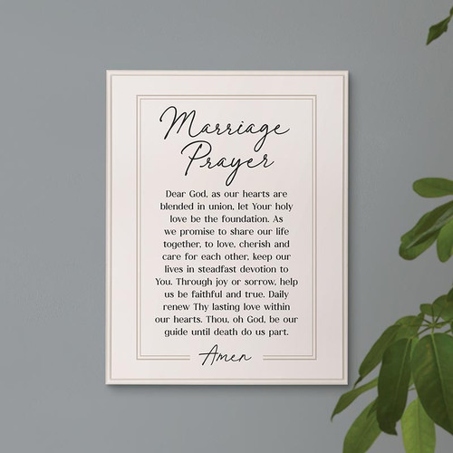 p. graham dunn Prayers + Praise Collection Wall Plaque - Marriage Prayer